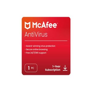 McAfee AntiVirus Protection | 2 PC (Windows)| Antivirus Protection, Internet Security Software